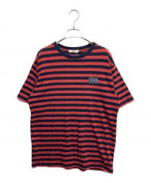 UGG（アグ）の古着「ボーダーTシャツ」｜レッド