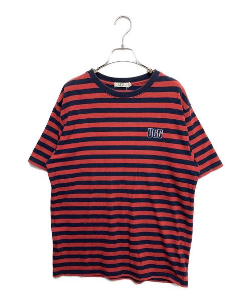 UGG（アグ）UGG (アグ) ボーダーTシャツ レッド サイズ:XLの古着・服飾アイテム