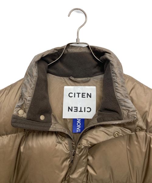 CITEN（シテン）CITEN (シテン) TAION (タイオン) ダウンジャケット ブラウン サイズ:Mの古着・服飾アイテム
