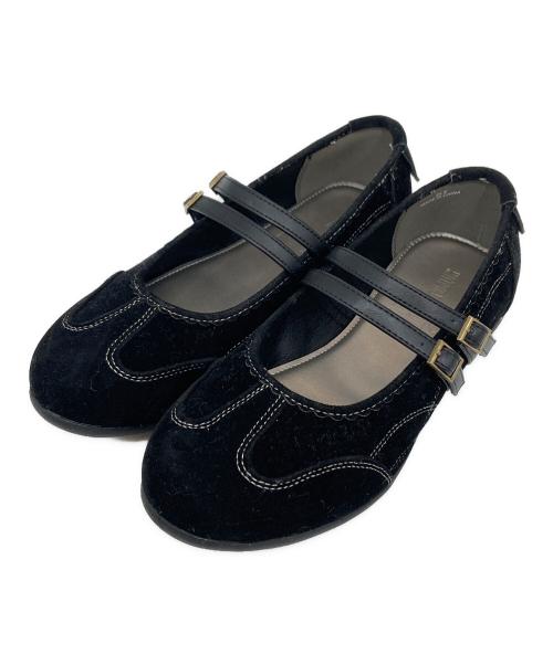 MARY QUANT（マリークヮント）MARY QUANT (マリークヮント) PUBLUX (パブリュクス) メリージェーンシューズ ブラック サイズ:24.5の古着・服飾アイテム