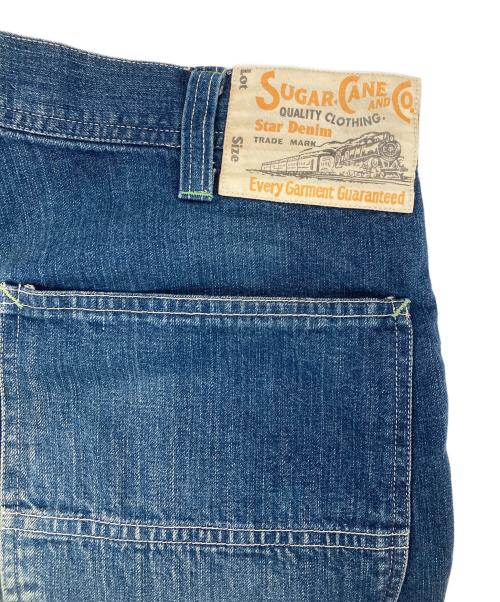 SUGAR CANE（シュガーケーン）SUGAR CANE (シュガーケーン) ペインターハーフパンツ ブルー サイズ:無しの古着・服飾アイテム