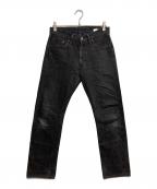 SUGAR CANEシュガーケーン）の古着「赤耳デニムパンツ」｜ブラック