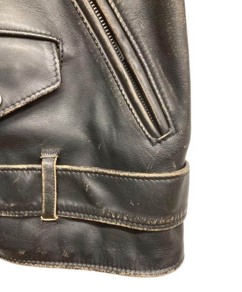 Schott（ショット）Schott (ショット) VINTAGE RIDERS  ダブルライダースジャケット ブラック サイズ:Sの古着・服飾アイテム