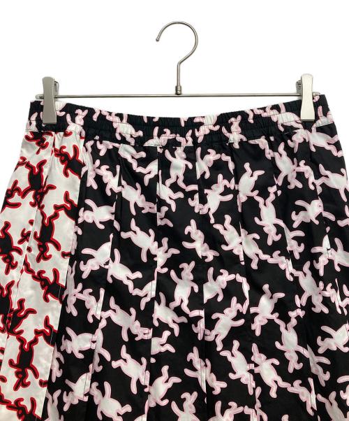 MARNI（マルニ）MARNI (マルニ) 総柄スカート レッド サイズ:40の古着・服飾アイテム