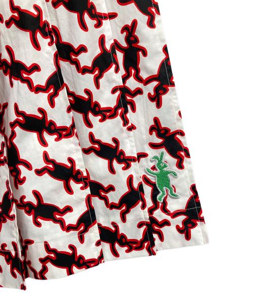 MARNI（マルニ）MARNI (マルニ) 総柄スカート レッド サイズ:40の古着・服飾アイテム