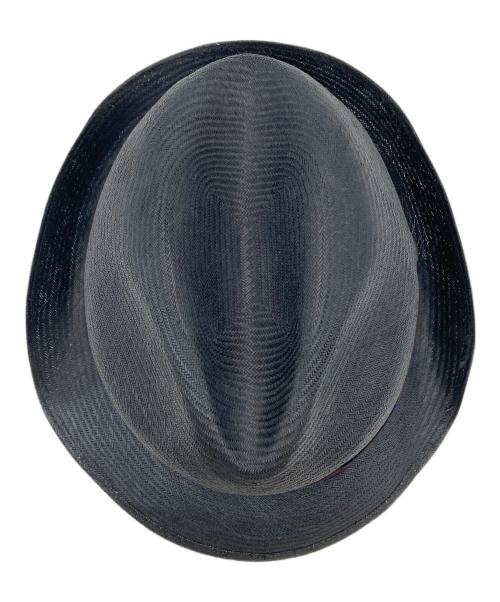 BORSALINO（ボルサリーノ）BORSALINO (ボルサリーノ) PAGLIA-ストローハット ブラック サイズ:58の古着・服飾アイテム