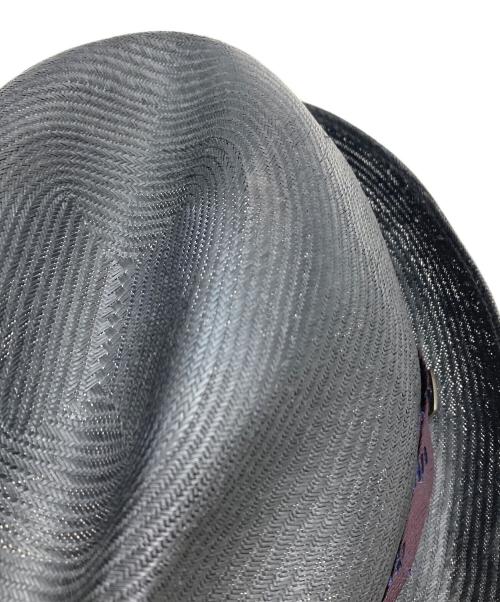 BORSALINO（ボルサリーノ）BORSALINO (ボルサリーノ) PAGLIA-ストローハット ブラック サイズ:58の古着・服飾アイテム