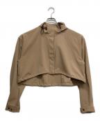 CLANEクラネ）の古着「SHORT HOODIE RASH GUARD」｜ベージュ