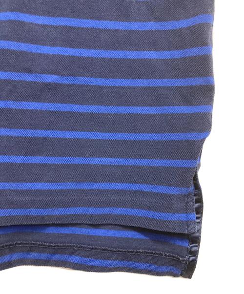 POLO GOLF（ポロ ゴルフ）POLO GOLF (ポロ ゴルフ) ボーダーポロシャツ ブルー サイズ:XLの古着・服飾アイテム