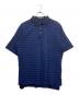 POLO GOLF（ポロ ゴルフ）の古着「ボーダーポロシャツ」｜ブルー