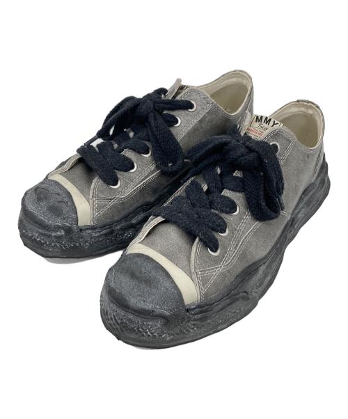 Maison MIHARA YASUHIRO（メゾン ミハラ ヤスヒロ）Maison MIHARA YASUHIRO (メゾン ミハラ ヤスヒロ) HANK OG Sole Silicon Coating Canvas Low-top Sneaker グレー サイズ:44の古着・服飾アイテム