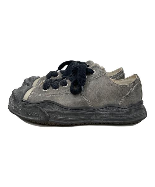 Maison MIHARA YASUHIRO（メゾン ミハラ ヤスヒロ）Maison MIHARA YASUHIRO (メゾン ミハラ ヤスヒロ) HANK OG Sole Silicon Coating Canvas Low-top Sneaker グレー サイズ:44の古着・服飾アイテム