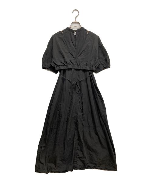 RAY BEAMS（レイ ビームス）RAY BEAMS (レイ ビームス) ショルダー スリット ワンピース ブラックの古着・服飾アイテム