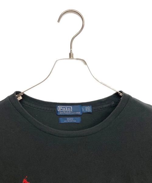 POLO RALPH LAUREN（ポロ・ラルフローレン）POLO RALPH LAUREN (ポロ・ラルフローレン) BEAMS (ビームス) コラボtシャツ ブラック サイズ:Lの古着・服飾アイテム