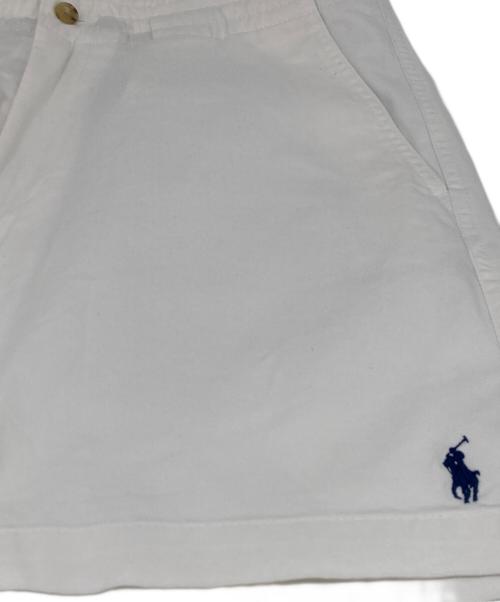 POLO RALPH LAUREN（ポロ・ラルフローレン）POLO RALPH LAUREN (ポロ・ラルフローレン) ハーフパンツ ホワイト サイズ:Mの古着・服飾アイテム