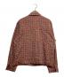 UNIFORM BRIDGE (ユニフォームブリッジ) シアサッカーシャツジャケット レッド サイズ:L：6000円