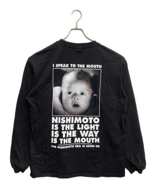 TASHIRO IS THE MOUTH（タシロ・イズ・ザ・マウス）TASHIRO IS THE MOUTH (タシロ・イズ・ザ・マウス) ロングスリーブTシャツ ブラック サイズ:Mの古着・服飾アイテム