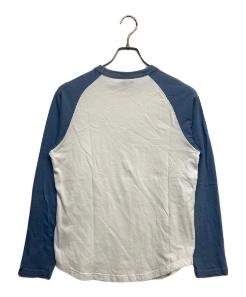 BoTT（ボット）BoTT (ボット) プリントロングスリーブカットソー ホワイト サイズ:ｍの古着・服飾アイテム