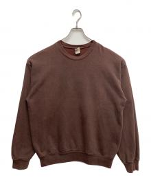 LOS ANGELES APPAREL（ロサンゼルスアパレル）の古着「4ozクルーネックスウェット」｜ブラウン