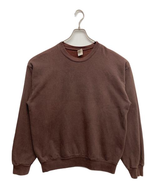 LOS ANGELES APPAREL（ロサンゼルスアパレル）LOS ANGELES APPAREL (ロサンゼルスアパレル) 4ozクルーネックスウェット ブラウン サイズ:Lの古着・服飾アイテム