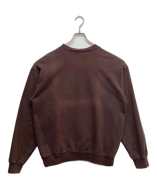 LOS ANGELES APPAREL（ロサンゼルスアパレル）LOS ANGELES APPAREL (ロサンゼルスアパレル) 4ozクルーネックスウェット ブラウン サイズ:Lの古着・服飾アイテム