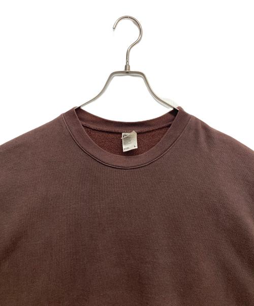 LOS ANGELES APPAREL（ロサンゼルスアパレル）LOS ANGELES APPAREL (ロサンゼルスアパレル) 4ozクルーネックスウェット ブラウン サイズ:Lの古着・服飾アイテム