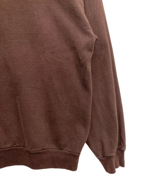LOS ANGELES APPAREL（ロサンゼルスアパレル）LOS ANGELES APPAREL (ロサンゼルスアパレル) 4ozクルーネックスウェット ブラウン サイズ:Lの古着・服飾アイテム