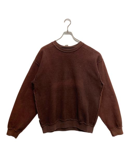 LOS ANGELES APPAREL（ロサンゼルスアパレル）LOS ANGELES APPAREL (ロサンゼルスアパレル) 4ozクルーネックスウェット ブラウン サイズ:Lの古着・服飾アイテム
