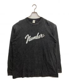 NUMBER (N)INE（ナンバーナイン）の古着「POWDER BREACH CLASSIC LOGO L/S SHIRT」｜ブラック