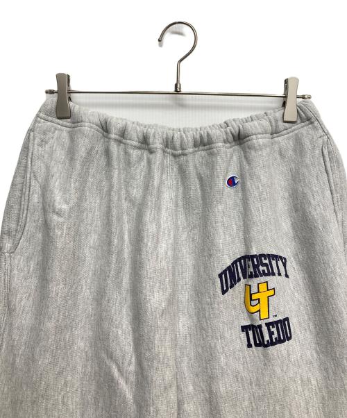 Champion REVERSE WEAVE（チャンピオン リバース ウィーブ）Champion REVERSE WEAVE (チャンピオン リバース ウィーブ) カレッジロゴリバースウィーブパンツ グレー サイズ:XLの古着・服飾アイテム