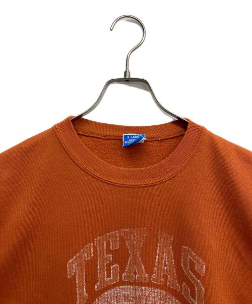 Champion（チャンピオン）Champion (チャンピオン) プリントクルーネックスウェット オレンジ サイズ:XLの古着・服飾アイテム