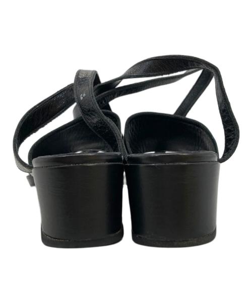 tricot COMME des GARCONS（トリココムデギャルソン）tricot COMME des GARCONS (トリココムデギャルソン) ストラップサンダル ブラック サイズ:22の古着・服飾アイテム