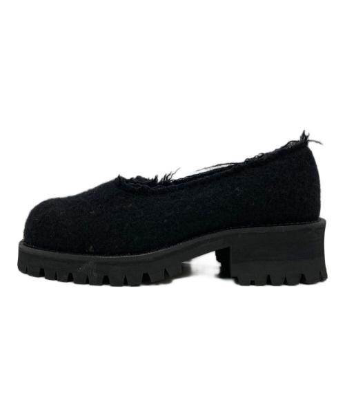 JUNYA WATANABE COMME des GARCONS（(ジュンヤワタナベ コムデギャルソン）JUNYA WATANABE COMME des GARCONS ((ジュンヤワタナベ コムデギャルソン) ウールスリッポン ブラック サイズ:Sの古着・服飾アイテム