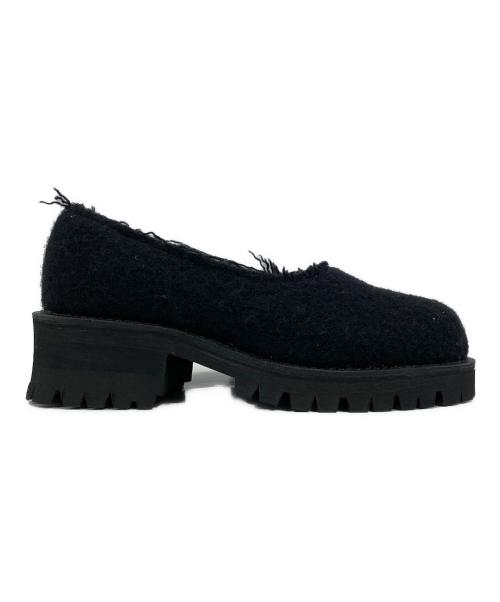 JUNYA WATANABE COMME des GARCONS（(ジュンヤワタナベ コムデギャルソン）JUNYA WATANABE COMME des GARCONS ((ジュンヤワタナベ コムデギャルソン) ウールスリッポン ブラック サイズ:Sの古着・服飾アイテム