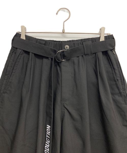 TIGHTBOOTH PRODUCTION（タイトブースプロダクション）TIGHTBOOTH PRODUCTION (タイトブースプロダクション) TRO BAGGY SLACKS ブラック サイズ:Lの古着・服飾アイテム