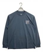 THE NORTH FACEザ ノース フェイス）の古着「L/S STANDARD LOGO TEE」｜グレー