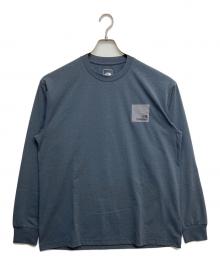 THE NORTH FACE（ザ ノース フェイス）の古着「L/S STANDARD LOGO TEE」｜グレー