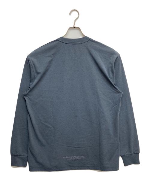 THE NORTH FACE（ザ ノース フェイス）THE NORTH FACE (ザ ノース フェイス) L/S STANDARD LOGO TEE グレー サイズ:XLの古着・服飾アイテム