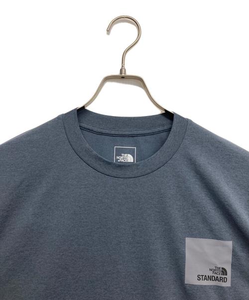 THE NORTH FACE（ザ ノース フェイス）THE NORTH FACE (ザ ノース フェイス) L/S STANDARD LOGO TEE グレー サイズ:XLの古着・服飾アイテム