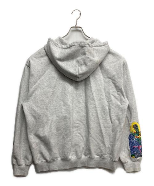 Hombre Nino（オンブレニーニョ）Hombre Nino (オンブレニーニョ) ZIP UP HOODIE グレー サイズ:Lの古着・服飾アイテム
