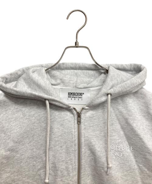 Hombre Nino（オンブレニーニョ）Hombre Nino (オンブレニーニョ) ZIP UP HOODIE グレー サイズ:Lの古着・服飾アイテム