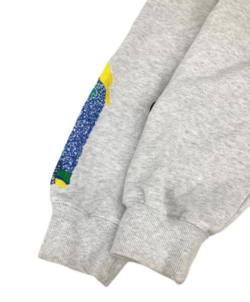 Hombre Nino（オンブレニーニョ）Hombre Nino (オンブレニーニョ) ZIP UP HOODIE グレー サイズ:Lの古着・服飾アイテム