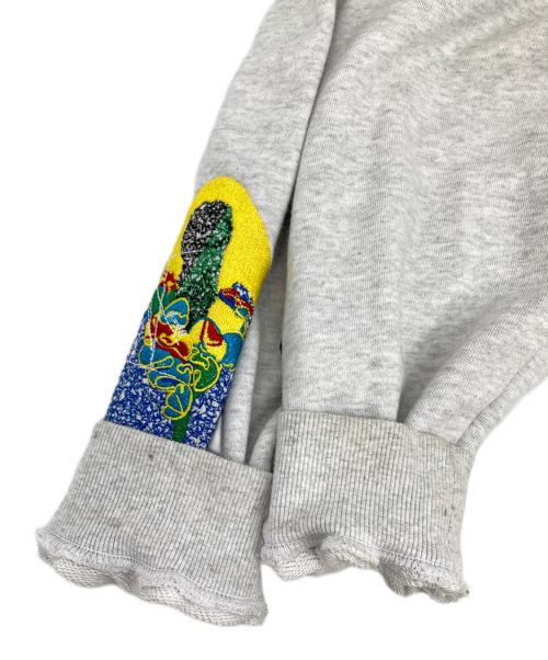 Hombre Nino（オンブレニーニョ）Hombre Nino (オンブレニーニョ) ZIP UP HOODIE グレー サイズ:Lの古着・服飾アイテム