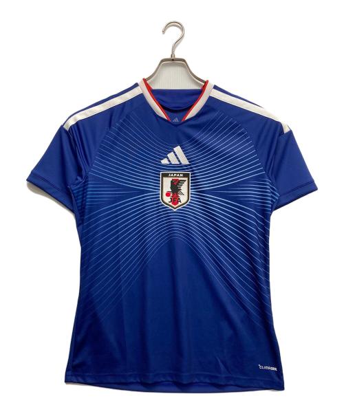 adidas（アディダス）adidas (アディダス) ゲームシャツ ブルー サイズ:XLの古着・服飾アイテム