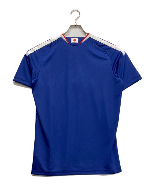 adidas（アディダス）adidas (アディダス) ゲームシャツ ブルー サイズ:XLの古着・服飾アイテム