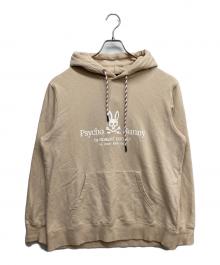 Psycho Bunny（サイコ バニー）の古着「プルオーバーパーカー」｜ベージュ