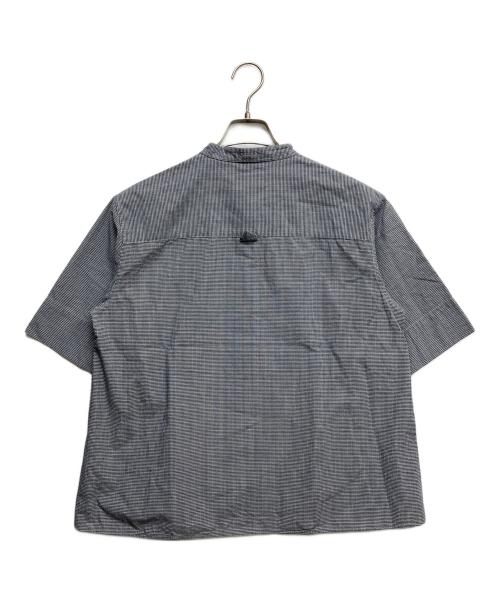 MHL（エムエイチエル）MHL (エムエイチエル) ギンガムチェックプルオーバーシャツ グレー サイズ:1の古着・服飾アイテム
