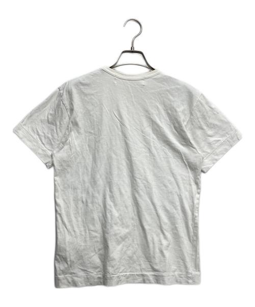 PLAY COMME des GARCONS（プレイコムデギャルソン）PLAY COMME des GARCONS (プレイコムデギャルソン) ゴールドハートTシャツ ホワイト サイズ:Sの古着・服飾アイテム