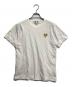 PLAY COMME des GARCONS（プレイコムデギャルソン）の古着「ゴールドハートTシャツ」｜ホワイト