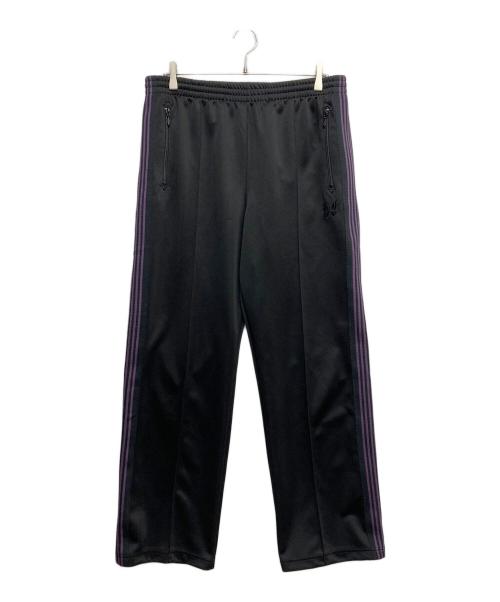 Needles（ニードルズ）Needles (ニードルズ) nano・universe (ナノ・ユニバース) 別注 Track Pant - Poly Smooth ブラック サイズ:Lの古着・服飾アイテム